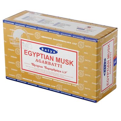Egyptian Musk Sticks Satya 15g Box of Twelve Special Offer